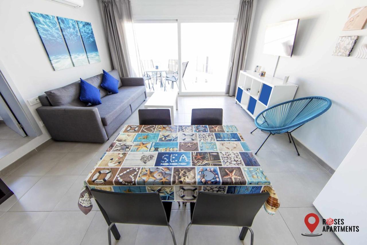 Roses Apartments Ocean 2 Habitaciones Vista Mar Lateral Eksteriør billede