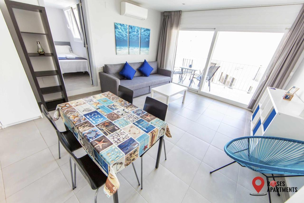 Roses Apartments Ocean 2 Habitaciones Vista Mar Lateral Eksteriør billede