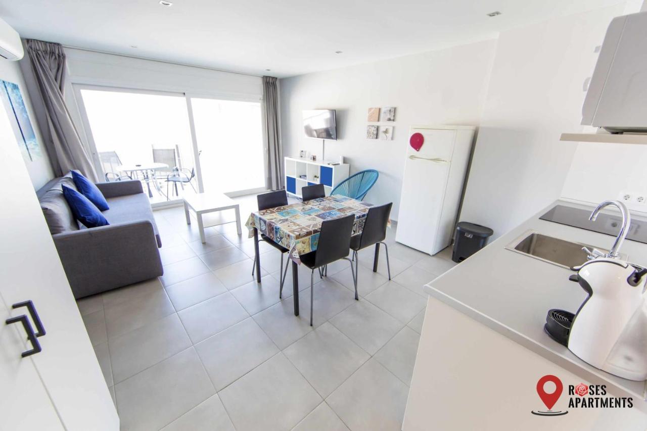 Roses Apartments Ocean 2 Habitaciones Vista Mar Lateral Eksteriør billede